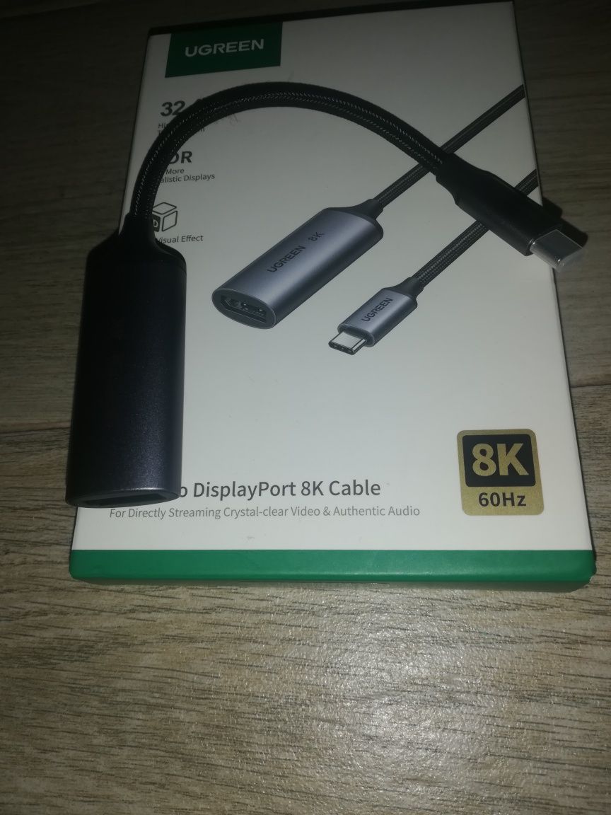 Adapter USB C DisplayPort 8K 60Hz UGREEN.