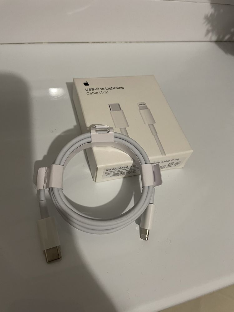 Оригінальний зарядний кабель, шнур до айфона oem usb-c to lightning 1m