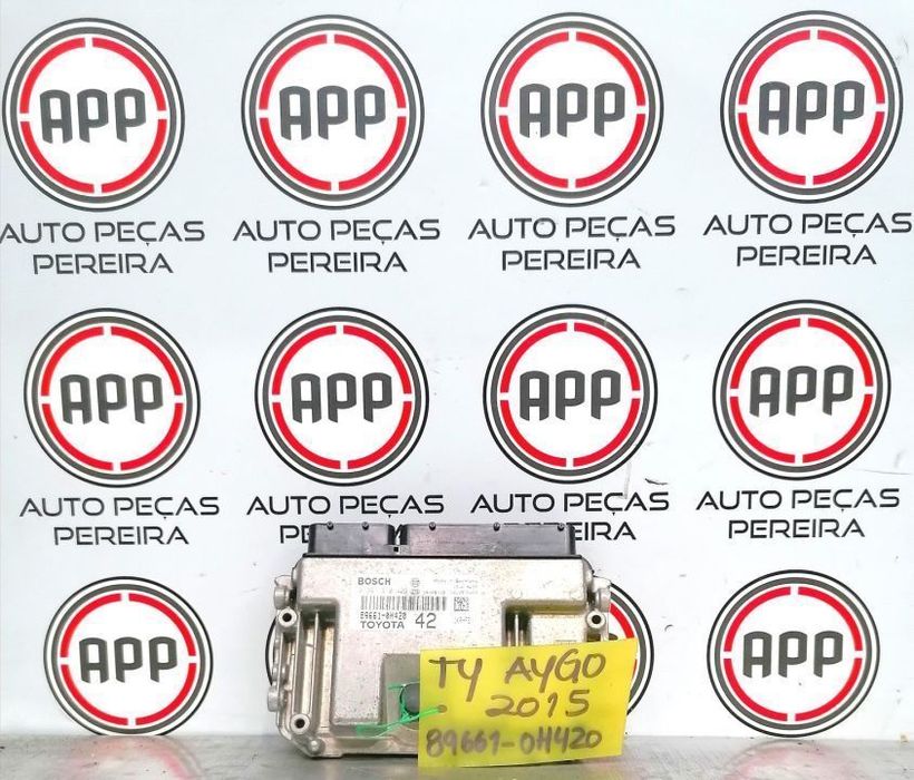 Centralina motor Toyota Aygo, Citroën C1, Peugeot 108 1.0, referência 0261S10409, 89661-0H420.