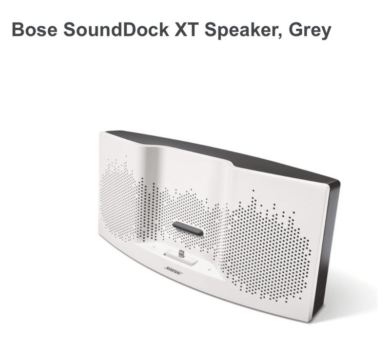 Bose SoundDock XT Speakers branco e cinzento