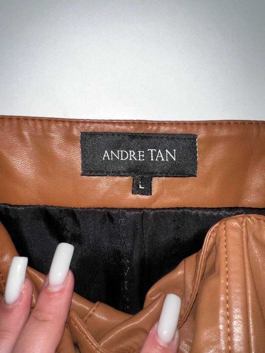 Шкіряний корсет, бренд-Andre Tan, розмір-L