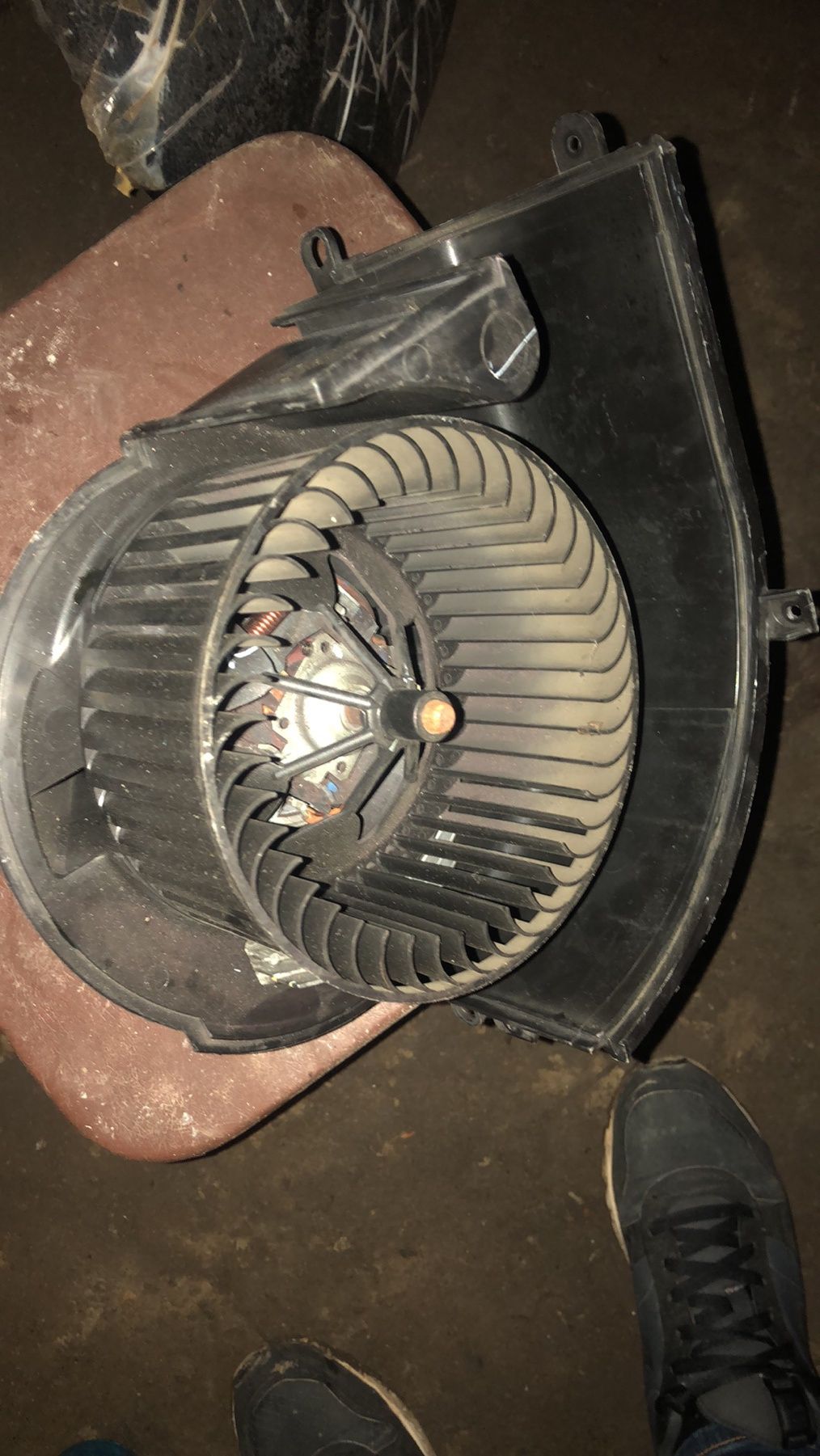 Мотор вентилятора печки (отопителя салона) на BMW X6