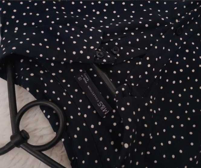 Элегантное вискозное миди платье Marks&Spencer.