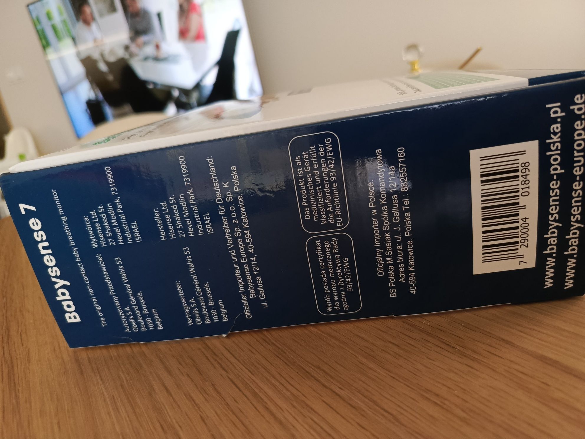 Monitor oddechu babysense 7 stan idealny używany miesiąc