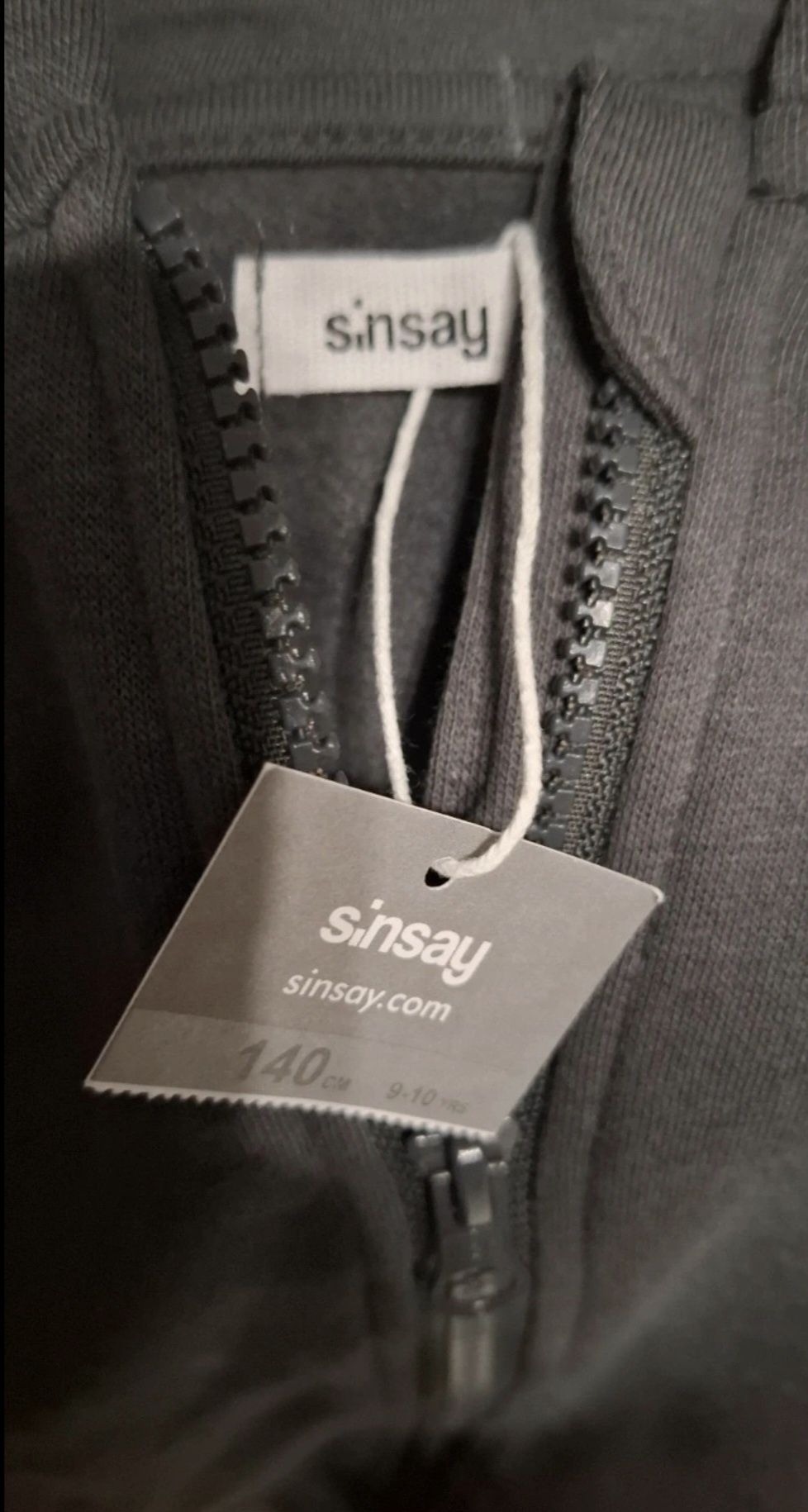 Szara bluza Sinsay 140 nowa