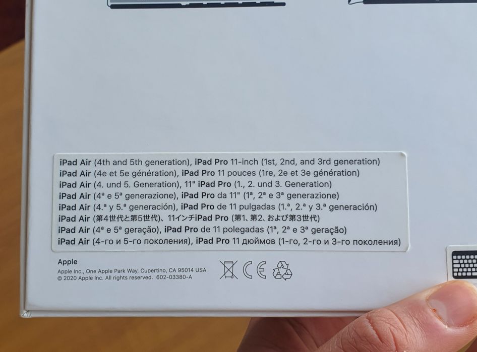 Apple Smart Keyboard Folio A2038