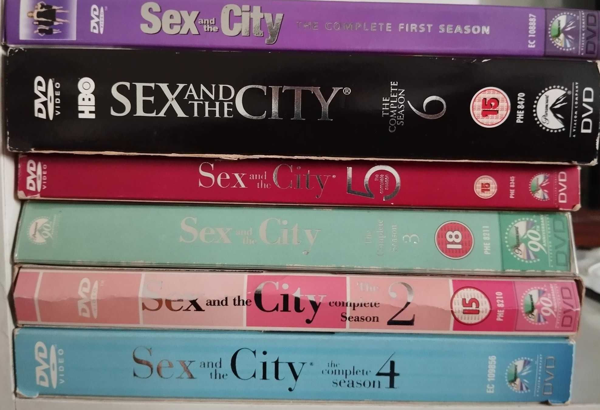 O Sexo e a Cidade - série completa, 18 DVDs