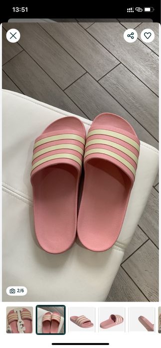 Шлепанці adidas р 40,5