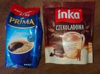 Kawa Prima Finezja 275g + Inka czekoladowa