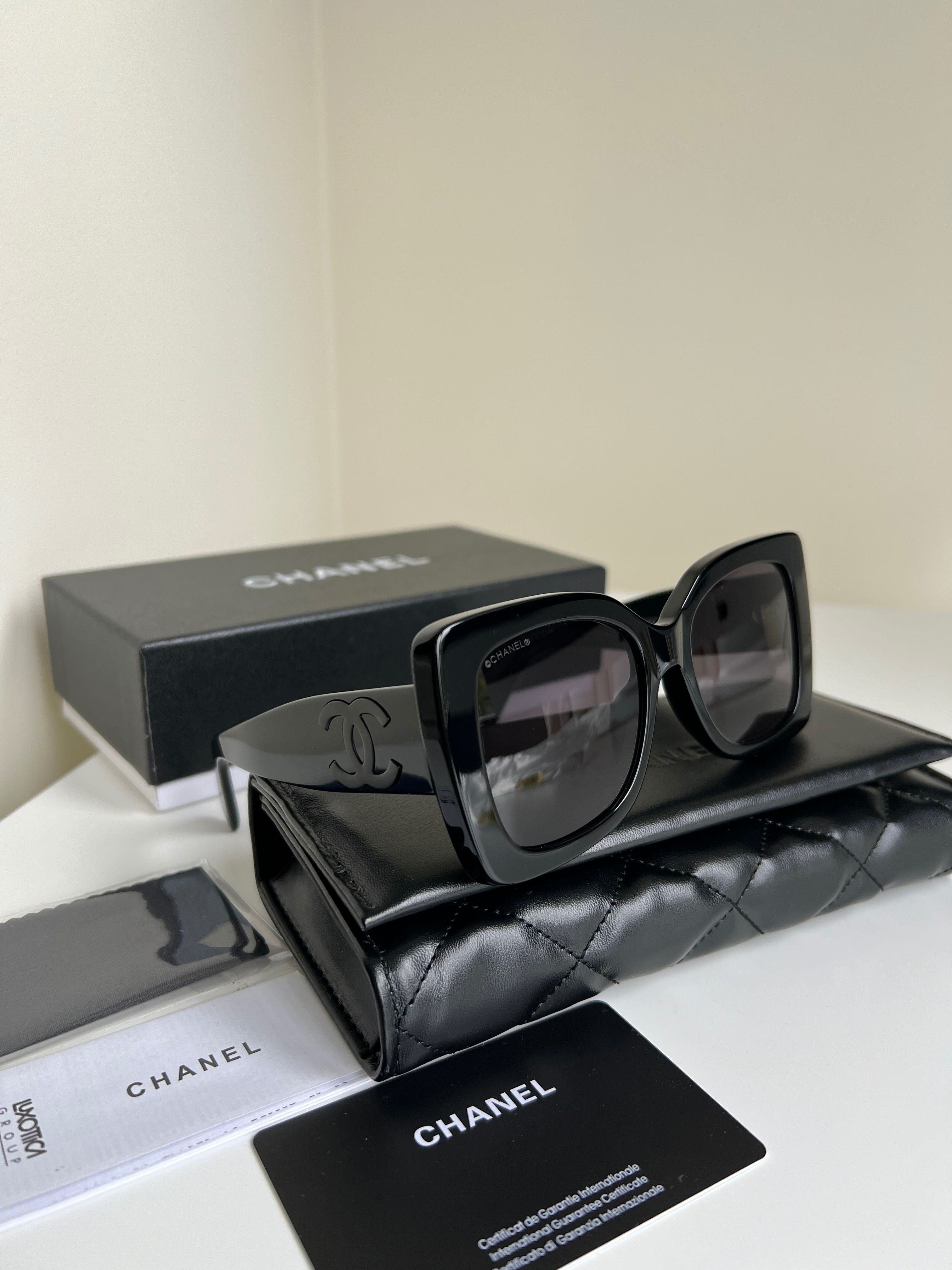 Chanel okulary przeciwsłoneczne kwadraty