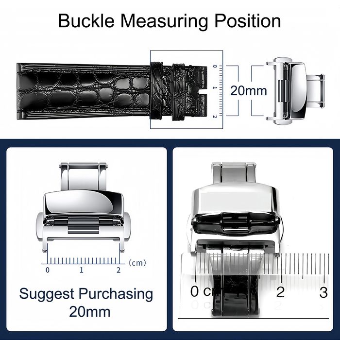 Застежка бабочка для наручных часов. Застібка метелик, ремешок.