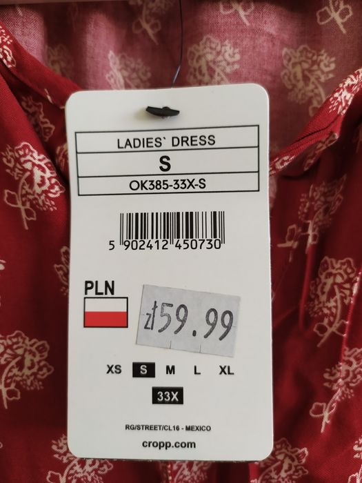 Nowa sukienka, tunika w stylu Boho Cropp rozm. S