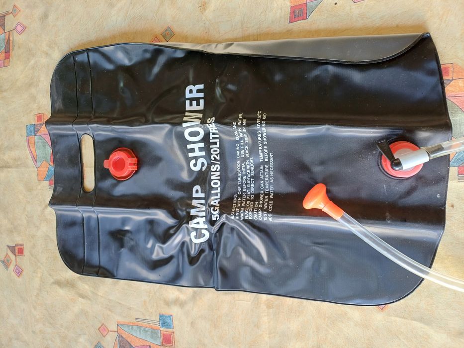 Kemping namiot kamper  przenośny   prysznic solarny turystyczny