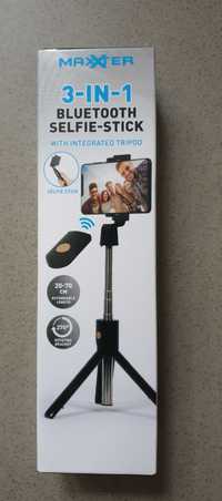 Selfie stick, uchwyt, statyw, bluetooth, selfistik