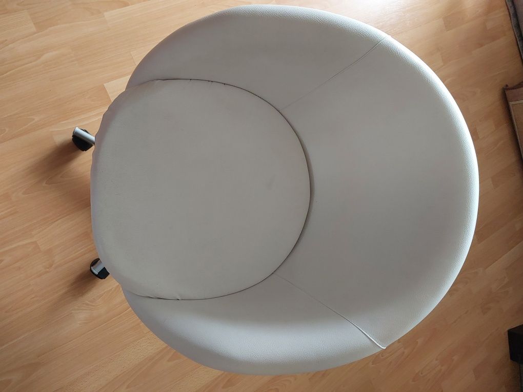 Krzesło- fotel obrotowy Ikea białe