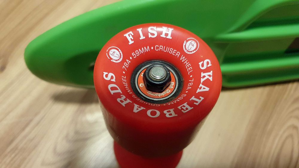 Deskorolka FISH SKATEBOARDS! Oryginalna, mało używana. OKAZJA! +gratis