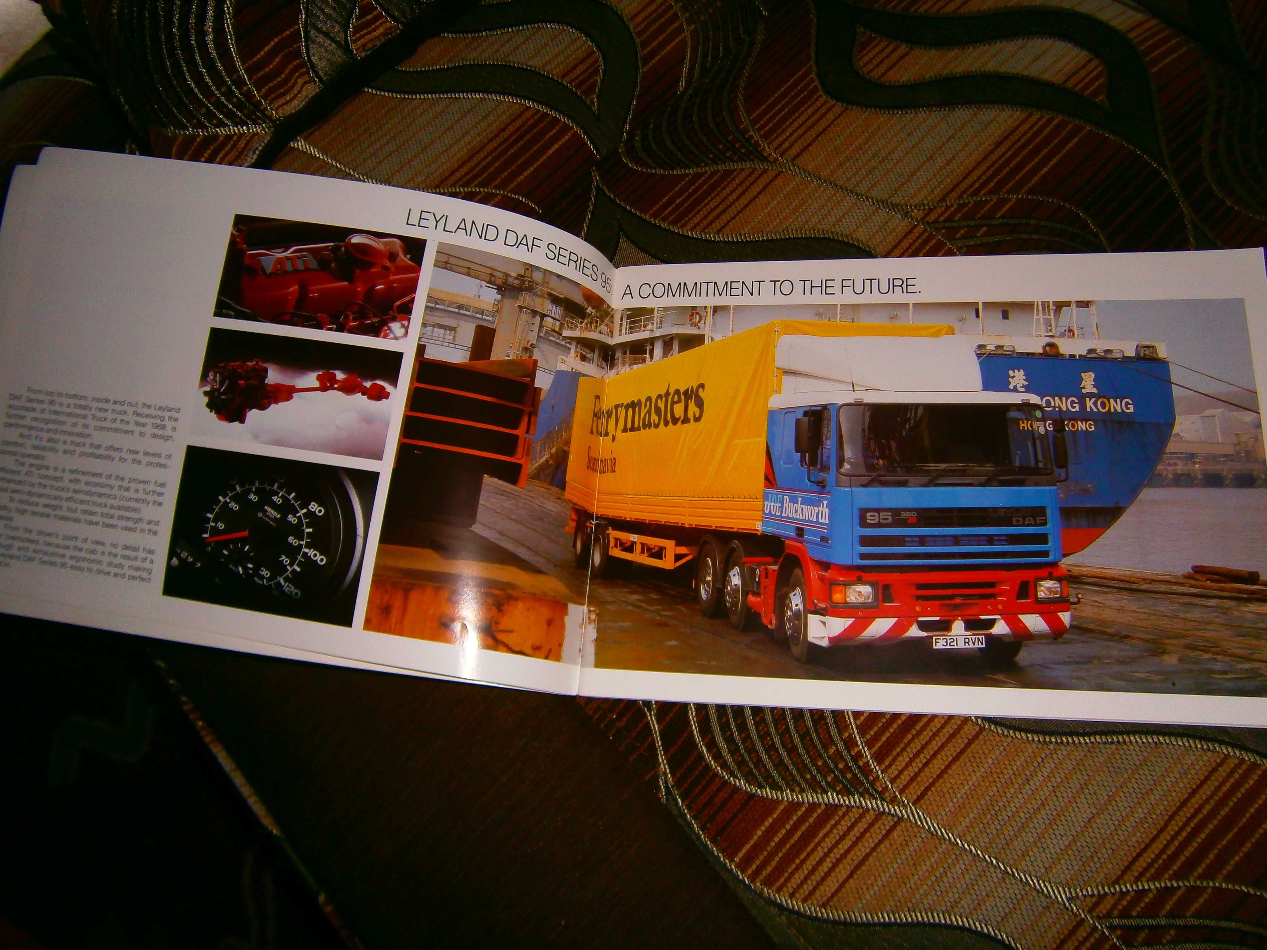 Folder prospekt ciężarówek DAF - LEYLAND