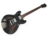 HARLEY BENTON HB-35 BK gitara elektryczna semi-hollowbody - ustawiona!