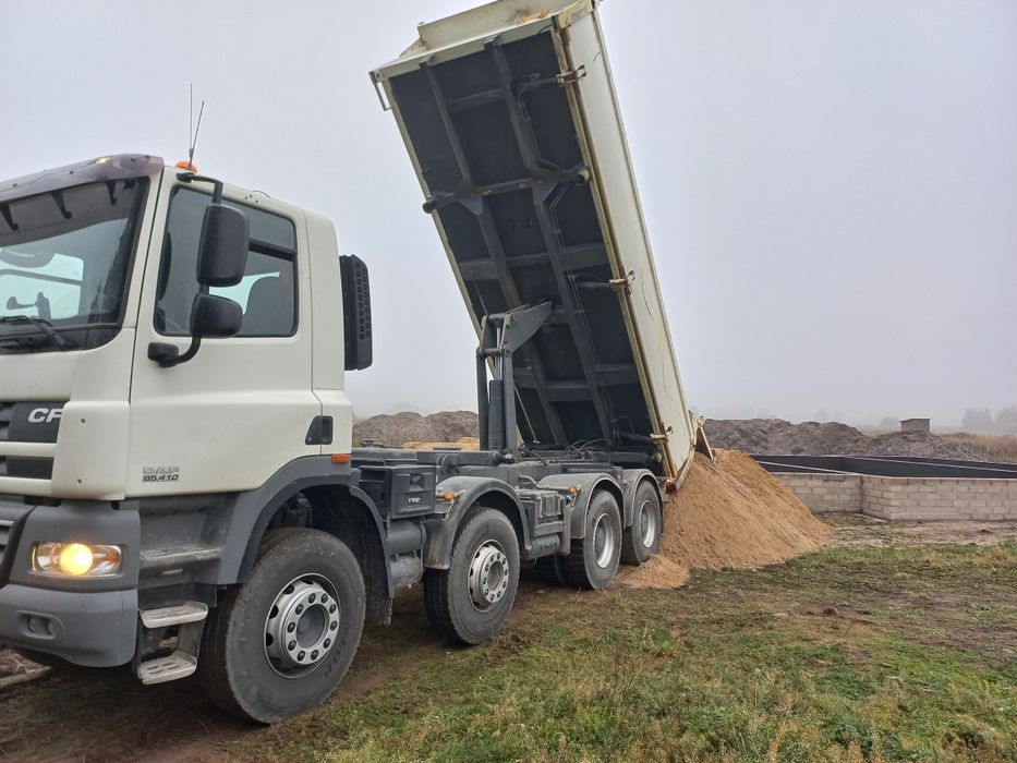 Piach podsypka, płukany do wylewek,  kruszywo,  ziemia ogrodowa siana