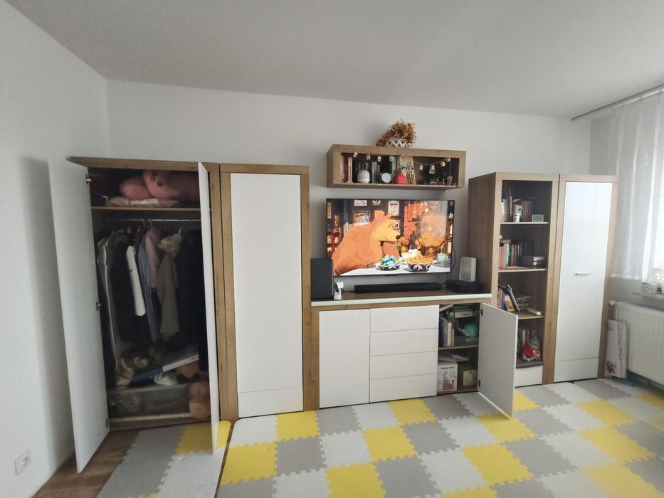 Meble BRW BALDER 2x komoda, szafa, 3x regał, półka wisząca