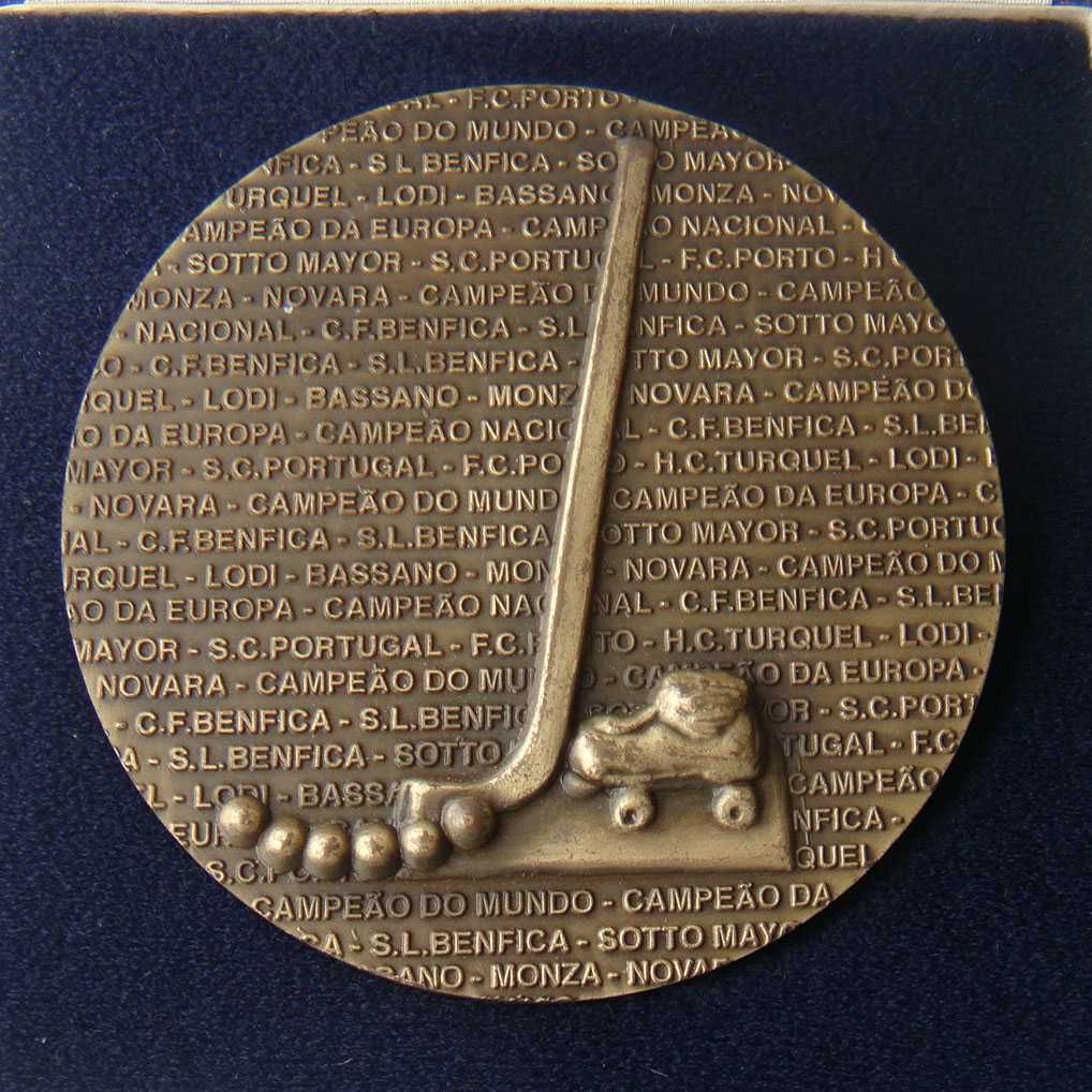 Medalha Bronze Hóquei Patins António Livramento Benfica Sporting Porto