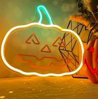 Neon DYNIA Halloween POMARAŃCZOWA Sklep Gwarancja