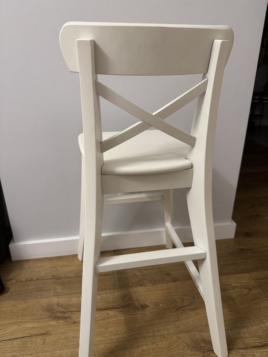 Krzesełko Ikea Ingolf białe