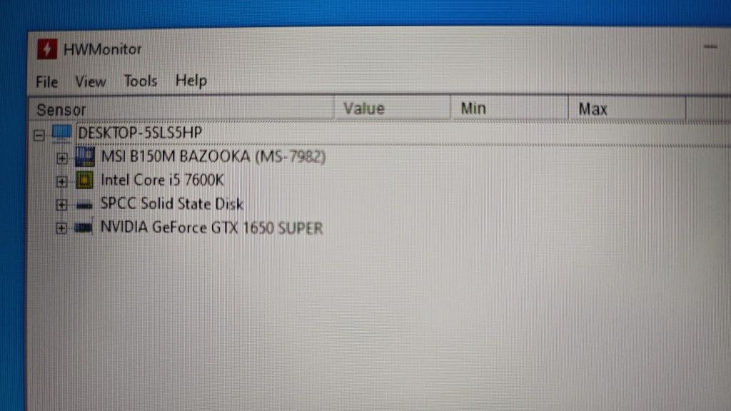 Komputer i5 7600K GTX 1650 Super 16 GB RAM SSD