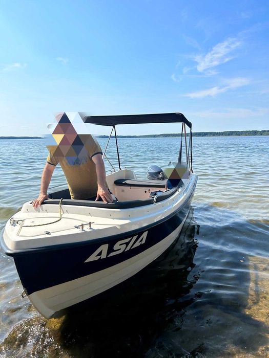 Łódka Kruger + silnik spalinowy Yamaha 15kw