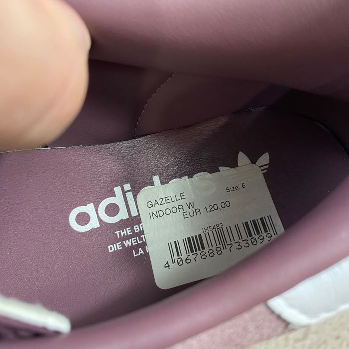 38 39 40.5 ih5483 нові оригінал жіночі кеди adidas gazelle indoor