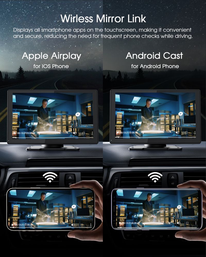 Монітор Carplay з відеореєстратором 4К Avylet Rc07