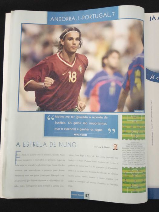 Revista Record Edição Especial, 2001 - Obrigado Portugal