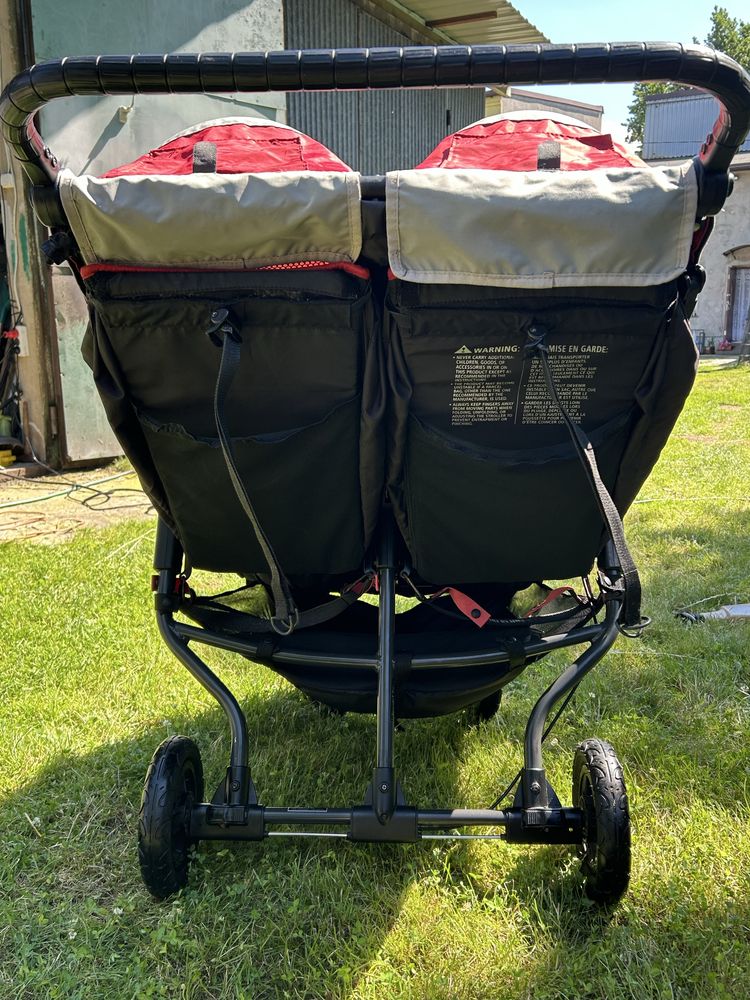 Wózek baby jogger city mini gt double z dodatkami