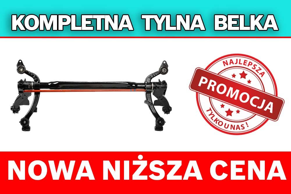 Tylna belka oś Peugeot 206 - 3 lata gwarancji PROMOCJA