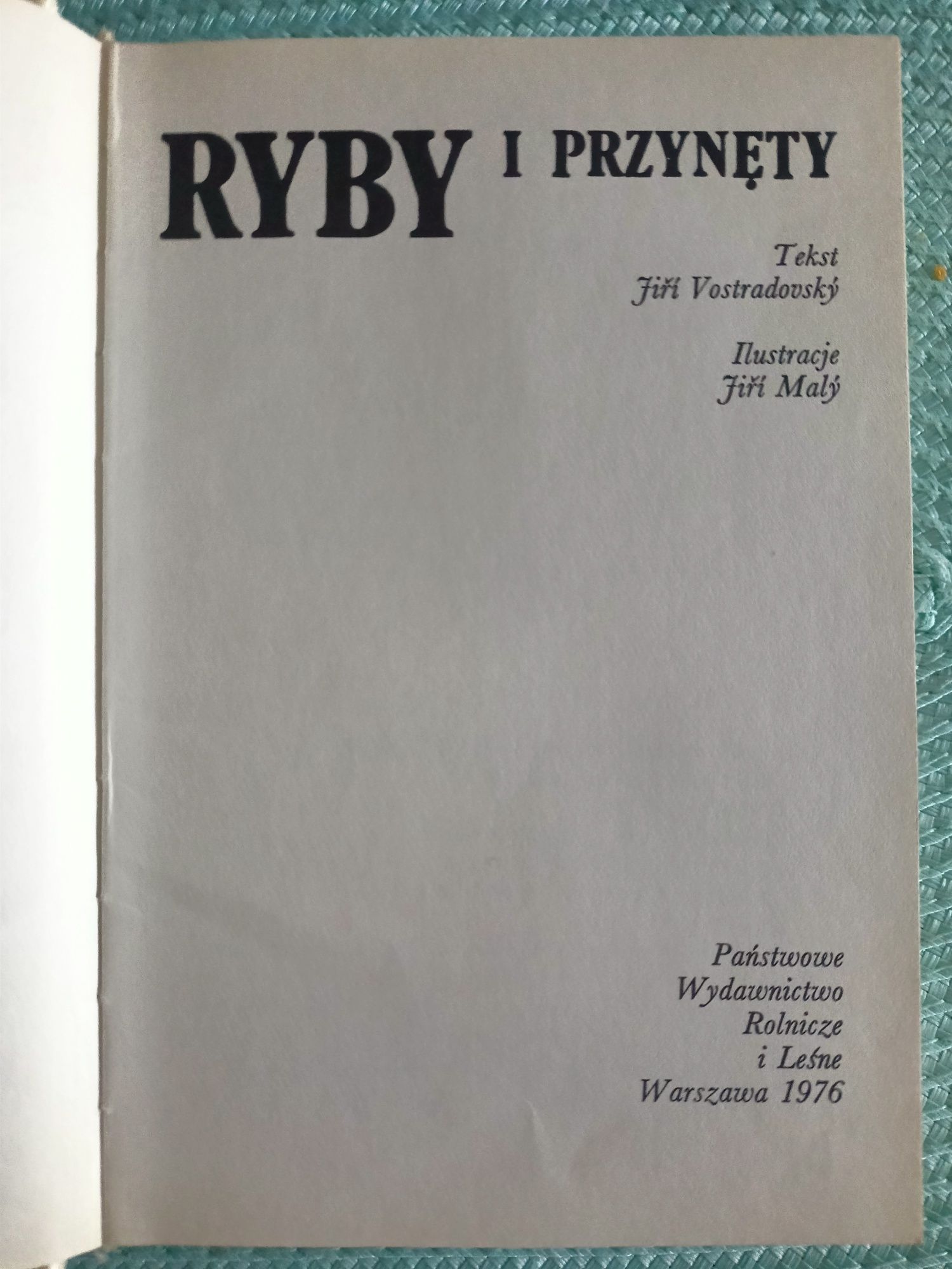 Ryby i Przynęty - książka ( 1976 )