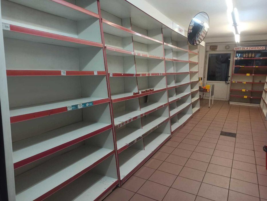 Regały sklepowe bardzo duża ilość