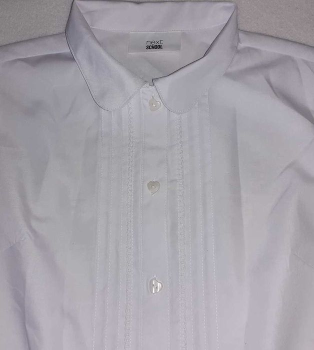 Фирменная рубашка Next school, 11-12 лет, для девочки