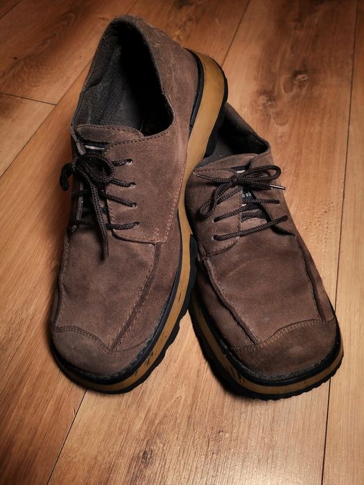 Brązowe Zamszowe Półbuty McArthur 43 (27,5 cm) – Casual / Smart Casual