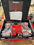 Zestaw Milwaukee M18 Wkrętarka + Zakrętarka  2x 5.0ah. Nowe
