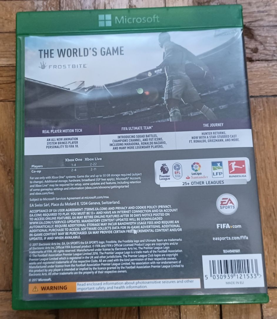 Fifaa 18 - Gra na Xbox One