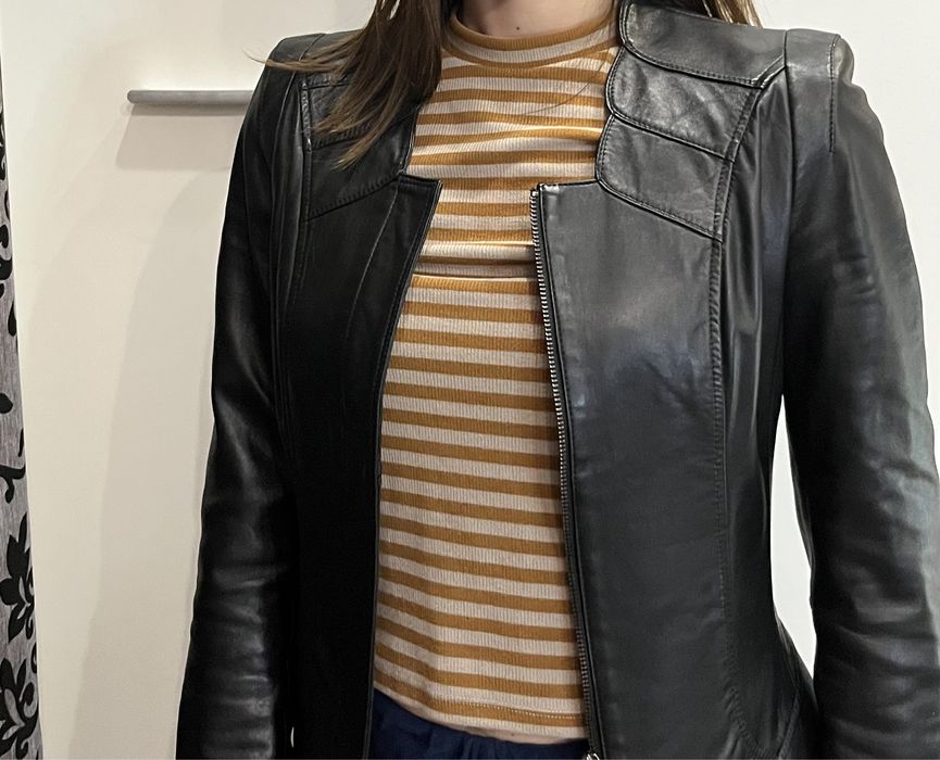 Піджак шкіряний жіночий