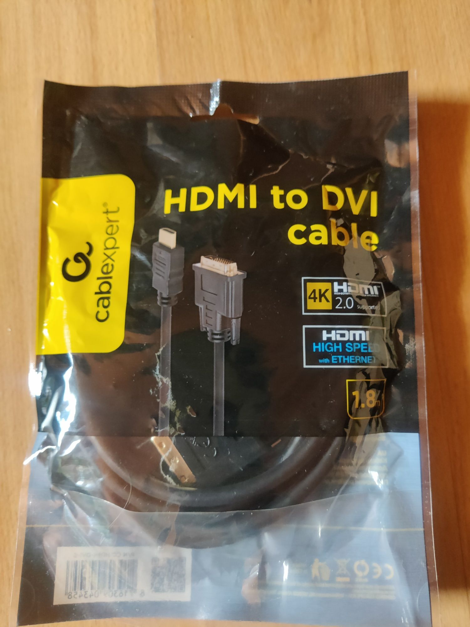 Kabel HDMI to DVI