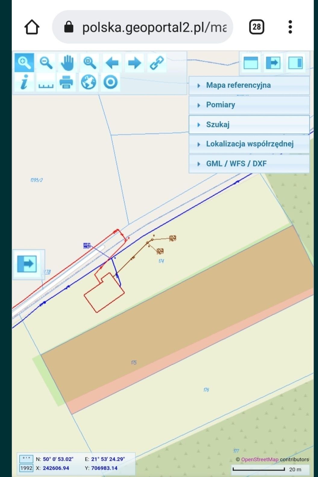 Działka budowlana 30 ar Niechobrz Nosówka