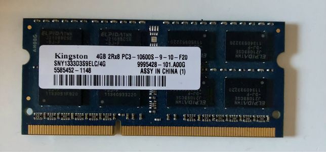 Pamięć RAM Kingston 4Gb DDR3 do laptopa