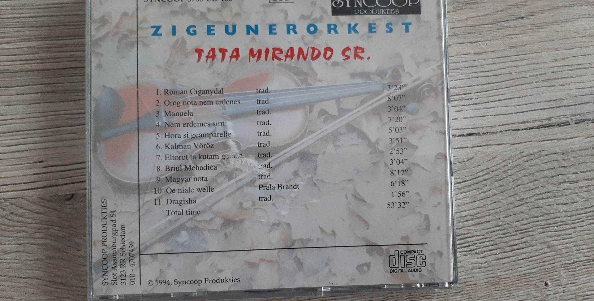 Tata Mirando En Zijn Zigeunerorkest- muzyka folklorystyczna CD