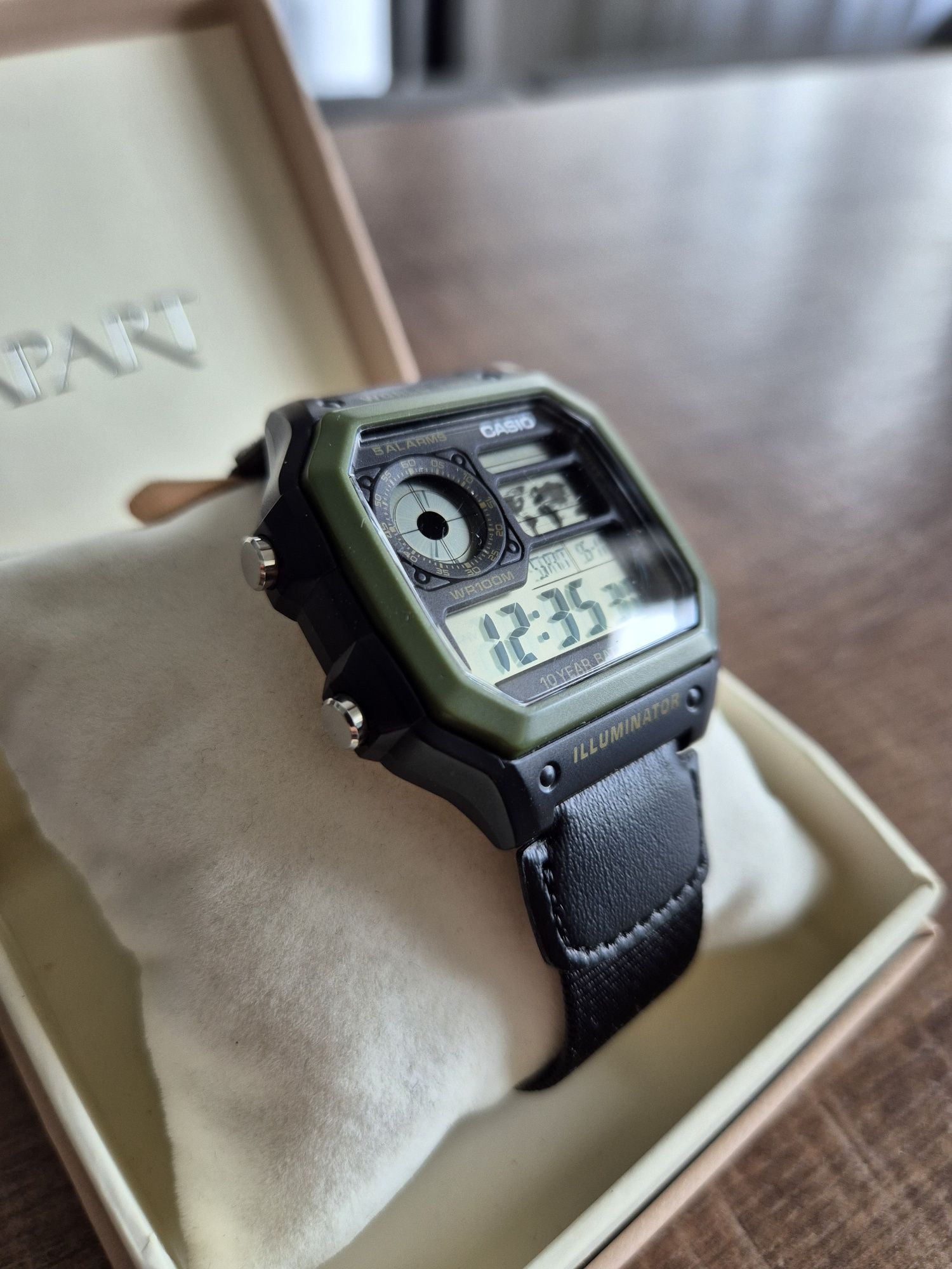 Casio zegarek męski AE-1200WHB-3B