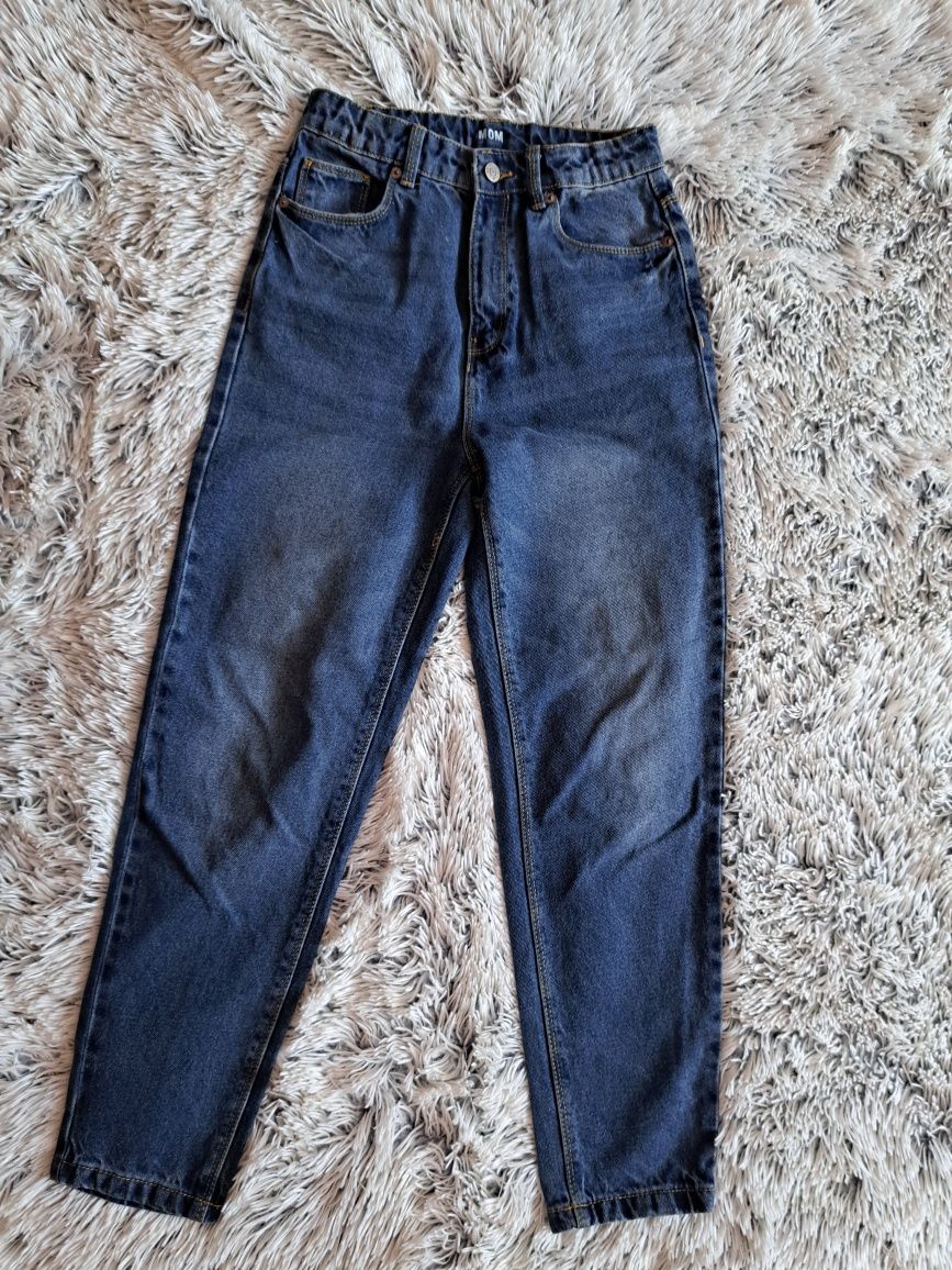 Spodnie jeans 152 cool club niebieskie
