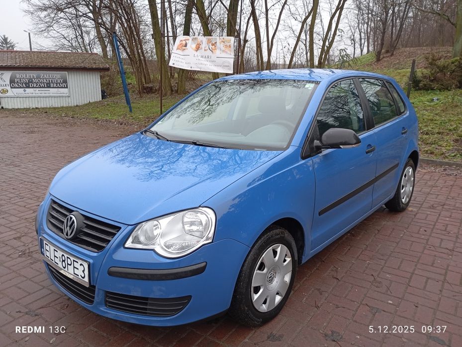 Volkswagen Polo 1.4 MPI 2007r Klimatyzacja, 1-własciciel 5-drzwiowy