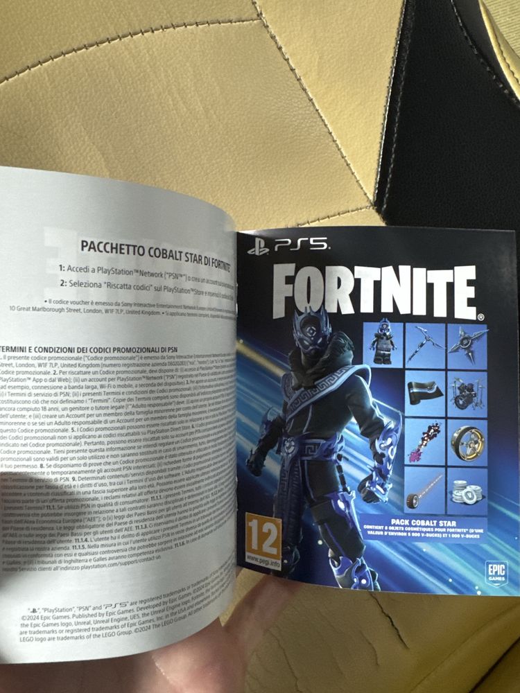 Код Cobalt star bundle ps4 та ps5 6000 v-bucks