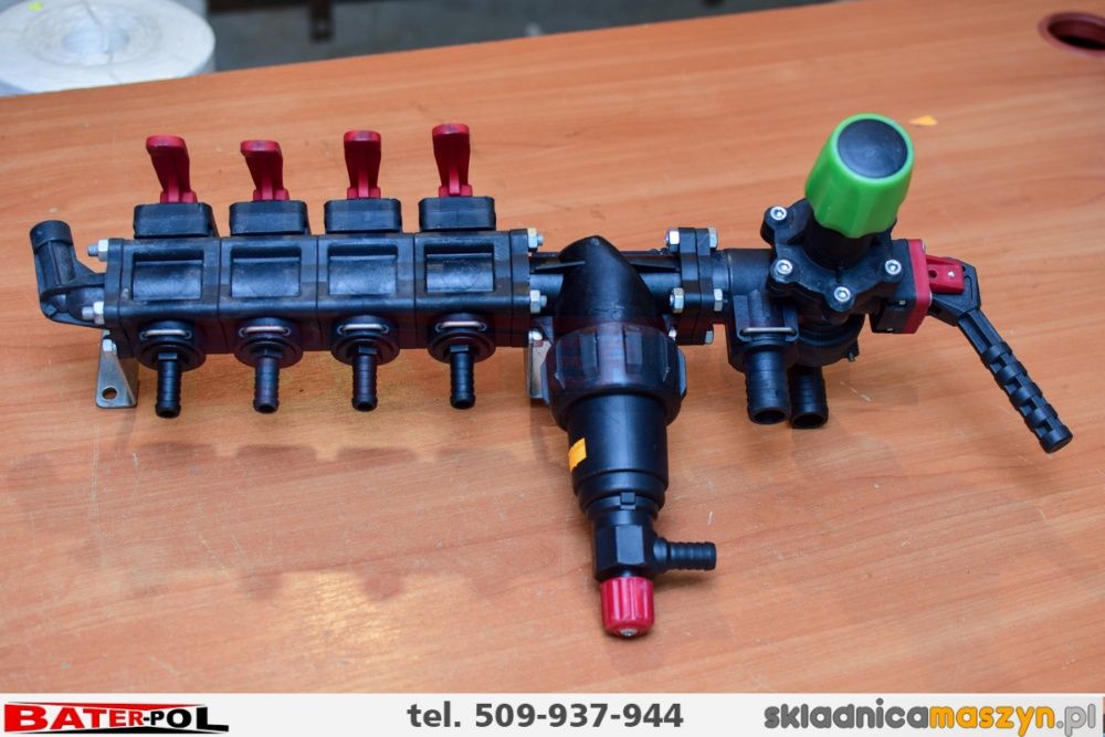 Rozdzielacz do opryskiwacza 4, sekcje, Włoski typ ARAG
